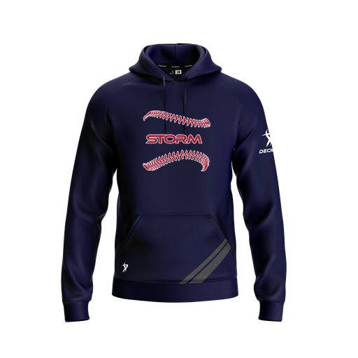 [FOLHSMNV-YXS-LOGO1] Decker Summit Hoodie (Youth XS, Navy, Logo 1)