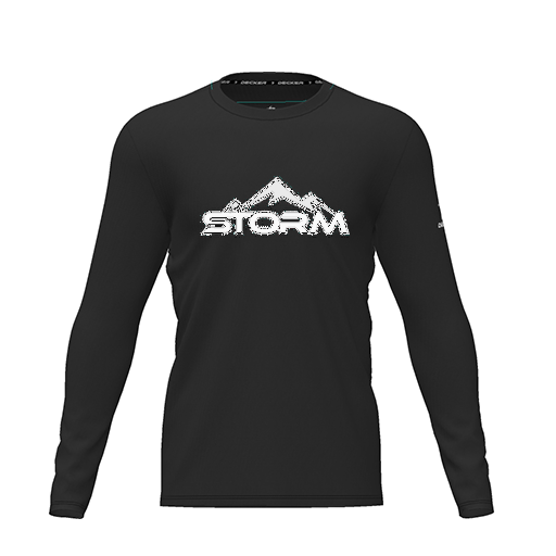 [FTLCDFBK-YXS-LOGO2] Dri Fit Performance T-Shirt (Youth XS, Black, Logo 2, Long Sleeve)