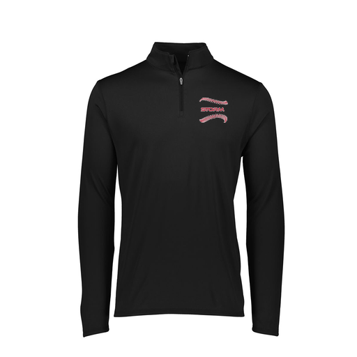 [2785.080.S-LOGO1] Men's Flex-lite 1/4 Zip Shirt (Adult S, Black, Logo 1)