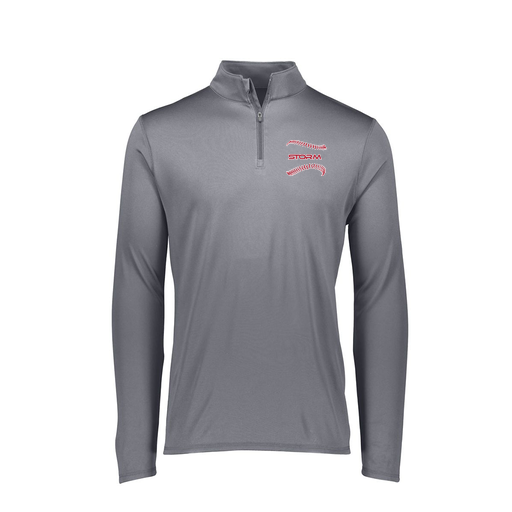 [FTLQFLGY-FAXS-LOGO1] Ladies Flex-Lite 1/4 Zip Shirt (Female Adult XS, Gray, Logo 1)