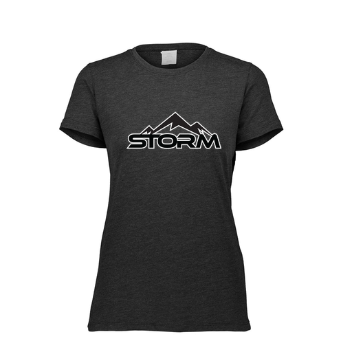 [FTSCUBBK-FAXS-LOGO2] Decker Women's Tri-Blend T-Shirt - Short Sleeve (Female Adult XS, Black, Logo 2)