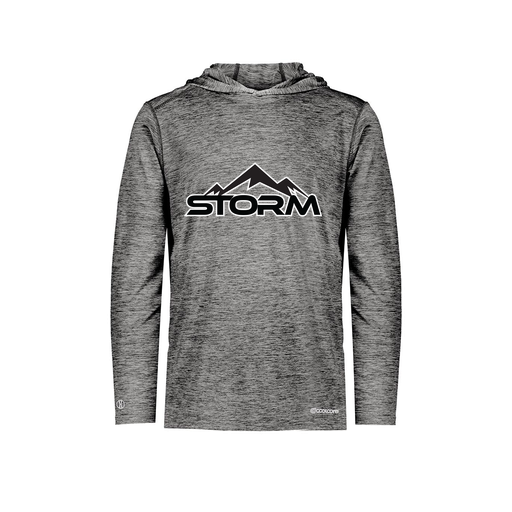 [FOLHCGBK-AS-LOGO2] Decker Men's Charge Hoodie (Adult S, Black, Logo 2)