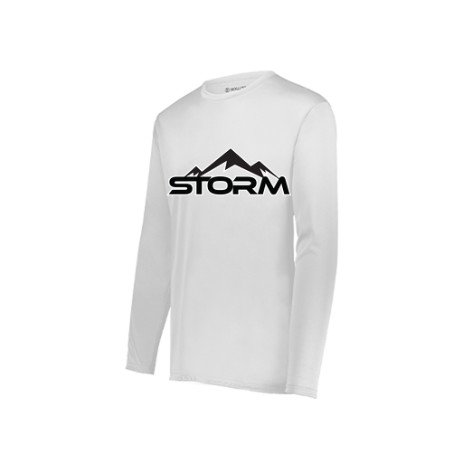 [222822.005.XS-LOGO2] Men's LS Smooth Sport Shirt (Adult XS, White, Logo 2)