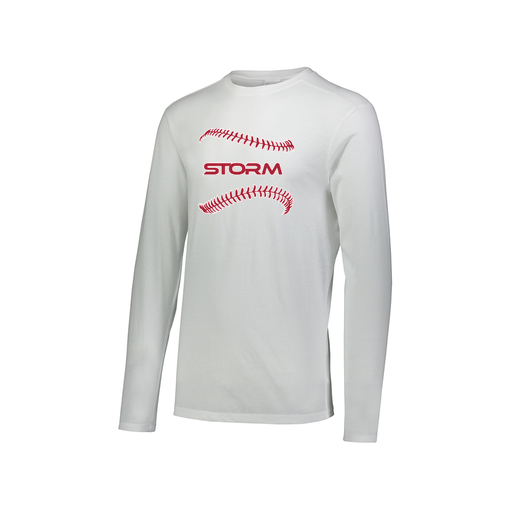 [3075.005.XS-LOGO1] Men's LS Ultra-blend T-Shirt (Adult XS, White, Logo 1)