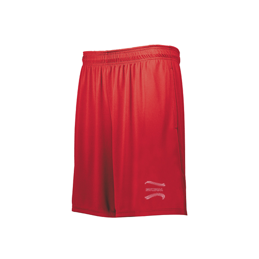[229511.083.XS-LOGO1] Decker Men's Swift Short (Adult XS, Red, Logo 1)