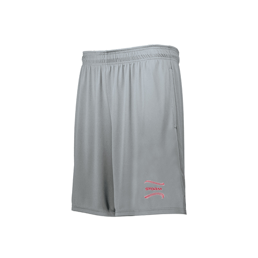 [229511.099.XS-LOGO1] Decker Men's Swift Short (Adult XS, Silver, Logo 1)