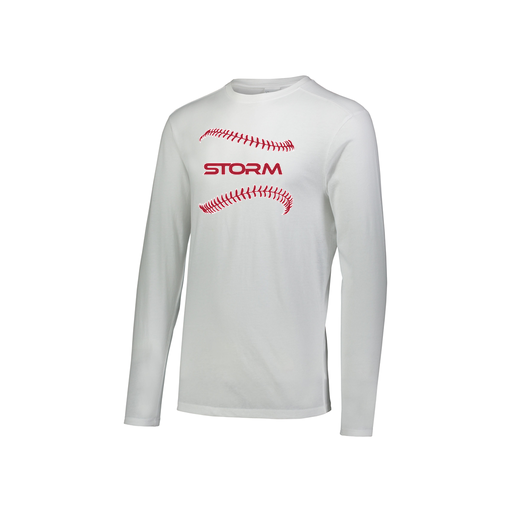 [FTLCUBWH-YS-LOGO1] Youth LS Ultra-blend T-Shirt (Youth S, White, Logo 1)