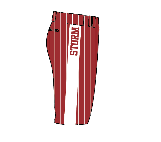 Appalachian Storm Softball - Red and White Pants