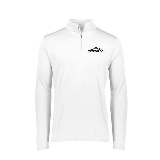 [FTLQFLWH-FAXS-LOGO2] Decker Women's Flex-Lite 1/4 Zip Shirt (Female Adult XS, White, Logo 2)