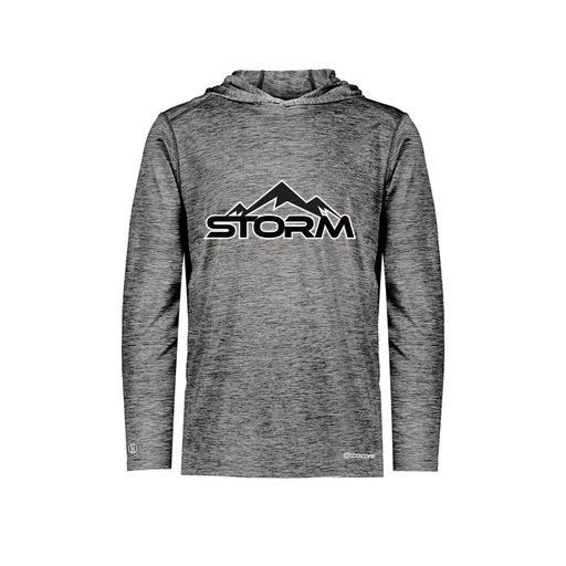 [FOLHCGBK-YS-LOGO2] Decker Youth Charge Hoodie (Youth S, Black, Logo 2)