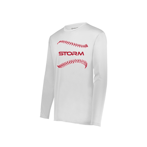 [222822.005.XS-LOGO1] Men's LS Smooth Sport Shirt (Adult XS, White, Logo 1)