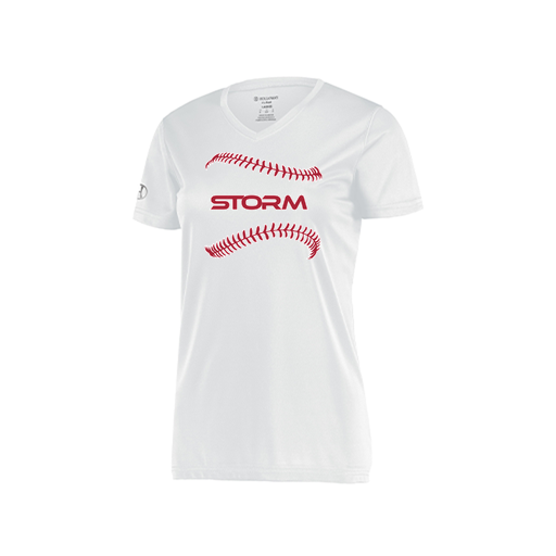 [222820.005.S-LOGO1] Ladies Movement Dri Fit Shirt (Female Adult S, White, Logo 1)