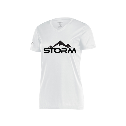 [222820.005.S-LOGO2] Ladies Movement Dri Fit Shirt (Female Adult S, White, Logo 2)